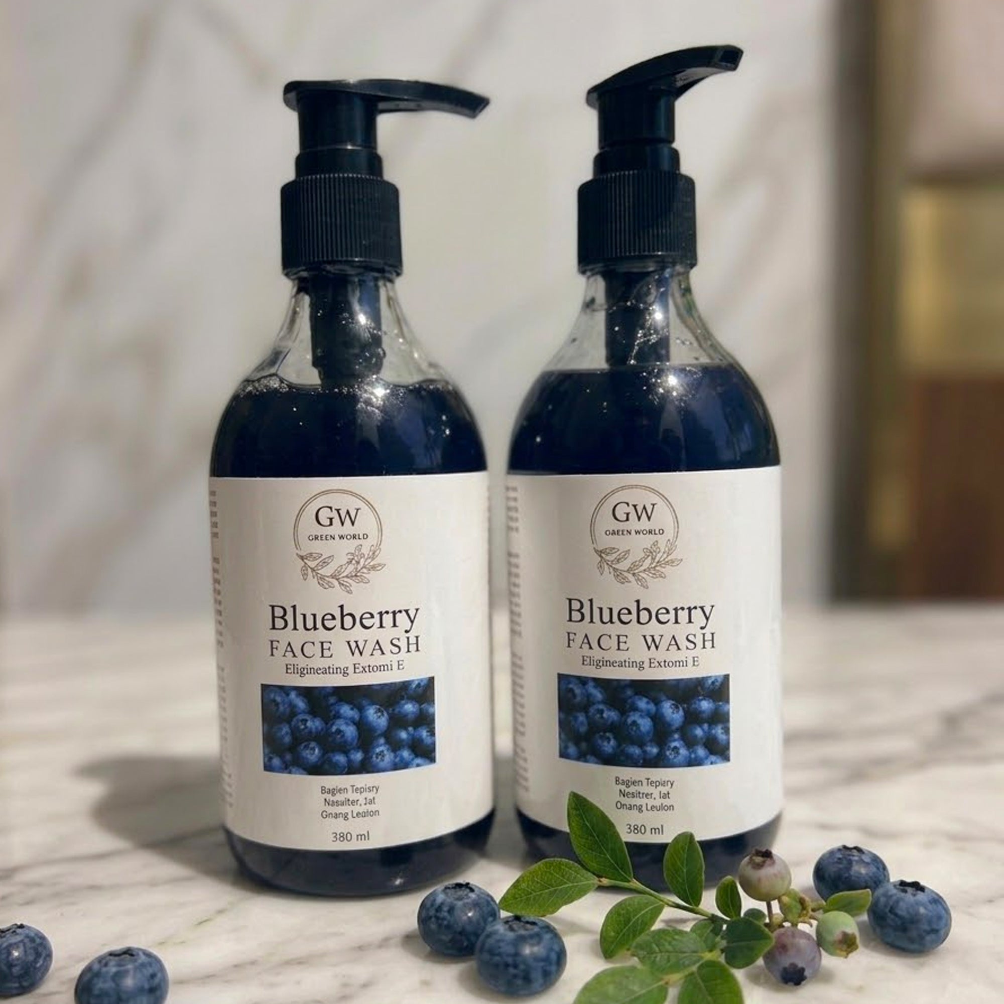 Tevoit Blueberry Face Wash (Pack of 2) – Oil Control & Glow (300ml Each)