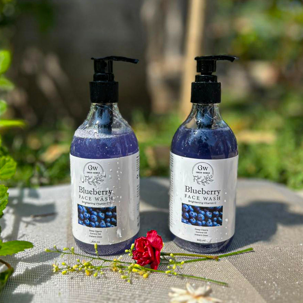 Tevoit Blueberry Face Wash (Pack of 2) – Oil Control & Glow (300ml Each)